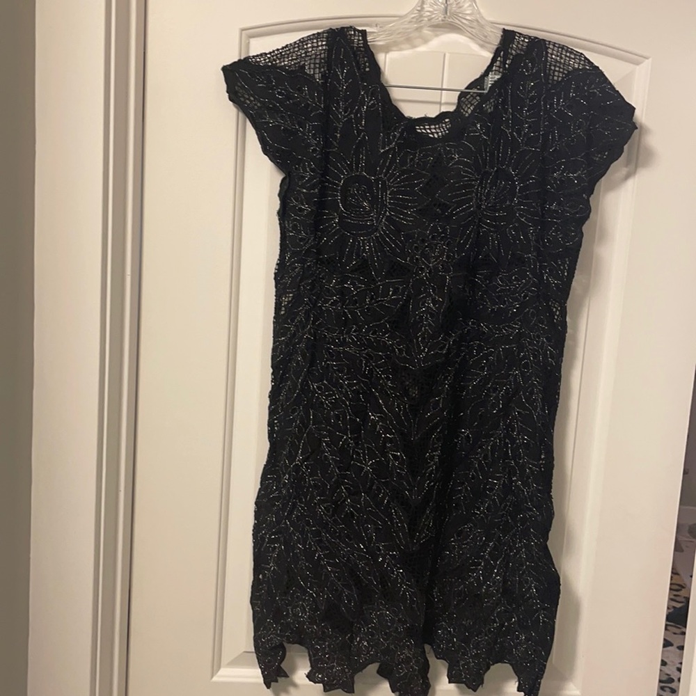 Fringe bottom dress